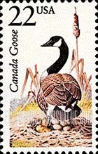 FindYourStampsValue: CANADA GOOSE - North American Wildlife