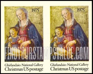 FindYourStampsValue: CHRISTMAS - Madonna and Child, by Domenico Ghirlandaio