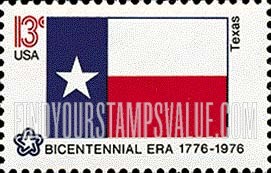 FindYourStampsValue: STATE FLAGS - Texas