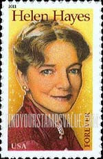 FindYourStampsValue: HELEN HAYES, ACTRESS, Self-Adhesive stamp
