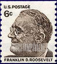 FindYourStampsValue: FRANKLIN D. ROOSEVELT, Coil Stamp - Prominent Americans