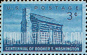 FindYourStampsValue: BOOKER T. WASHINGTON, BIRTH CENTENNIAL