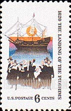 FindYourStampsValue: LANDING OF THE PILGRIMS