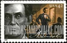 FindYourStampsValue: 200th BIRTHDAY OF ABRAHAM LINCOLN - Lawyer, Self-adhesive