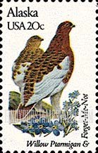 FindYourStampsValue: ALASKA - State Birds and Flowers