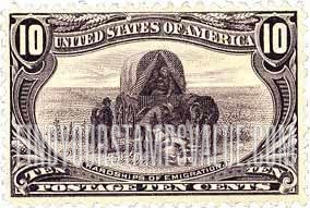 FindYourStampsValue: TRANS-MISSISSIPPI EXPOSITION ISSUE - Hardships of Emigration