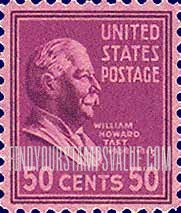 FindYourStampsValue: PRESIDENTIAL ISSUE - William Howard Taft