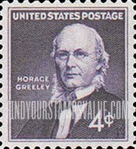 FindYourStampsValue: HORACE GREELY
