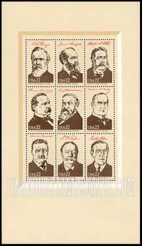 FindYourStampsValue: AMERIPEX '86 - Presidents III