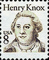 FindYourStampsValue: HENRY KNOX - Great Americans