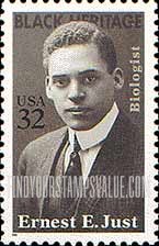 FindYourStampsValue: ERNEST E. JUST - Black Heritage