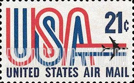 FindYourStampsValue: Air Post: "USA" AND JET