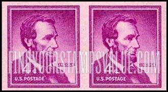 FindYourStampsValue: ABRAHAM LINCOLN, Coil - Liberty Issue