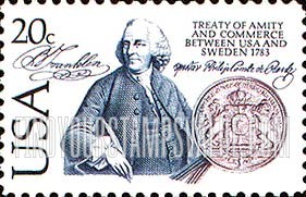 FindYourStampsValue: US-SWEDEN - Benjamin Franklin
