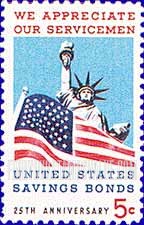 FindYourStampsValue: SAVINGS BOND-SERVICEMEN