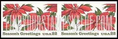 FindYourStampsValue: CHRISTMAS - Poinsettia Plants