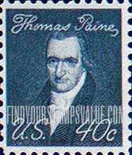 FindYourStampsValue: THOMAS PAINE - Prominent Americans