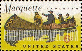 FindYourStampsValue: FATHER MARQUETTE