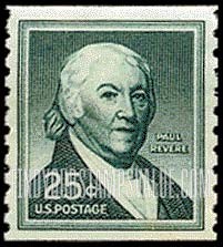 FindYourStampsValue: PAUL REVERE, Coil Stamp - Liberty Issue