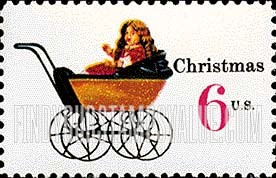 FindYourStampsValue: CHRISTMAS - Doll Carriage