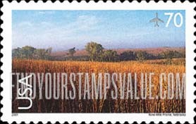FindYourStampsValue: SCENIC AMERICAN LANDSCAPES - NINE-MILE PRAIRIE, Self-adhesive Stamp