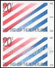 FindYourStampsValue: US-NETHERLANDS - 200th Anniversary of Diplomatic Relations