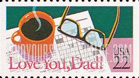FindYourStampsValue: LOVE YOU, DAD! - Special Occasions, Booklet stamp