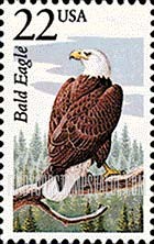 FindYourStampsValue: BALD EAGLE - North American Wildlife