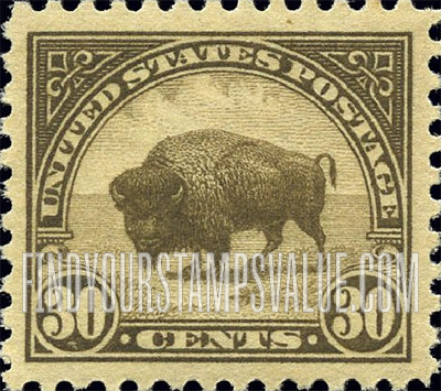 FindYourStampsValue: AMERICAN BUFFALO
