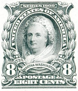 Martha Washington – First Woman depicted on the U.S. Postage Stamp