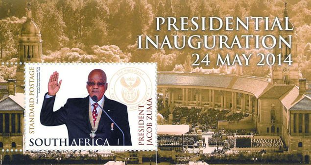 Stamp issue of South Africa Post on presidential inauguration