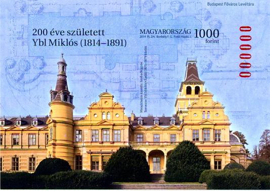 Famous Hungarian: special stamp issue dedicated to the 200th anniversary of Miklós Ybl