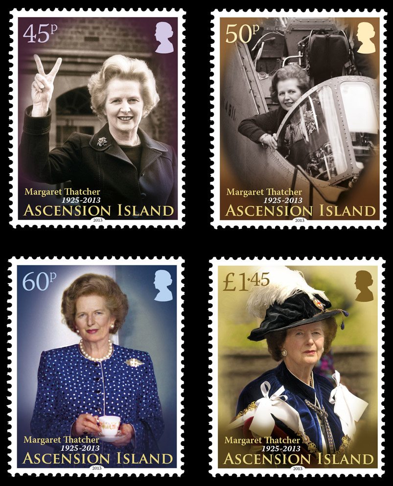 Ascension Island – Lady Thatcher stamps