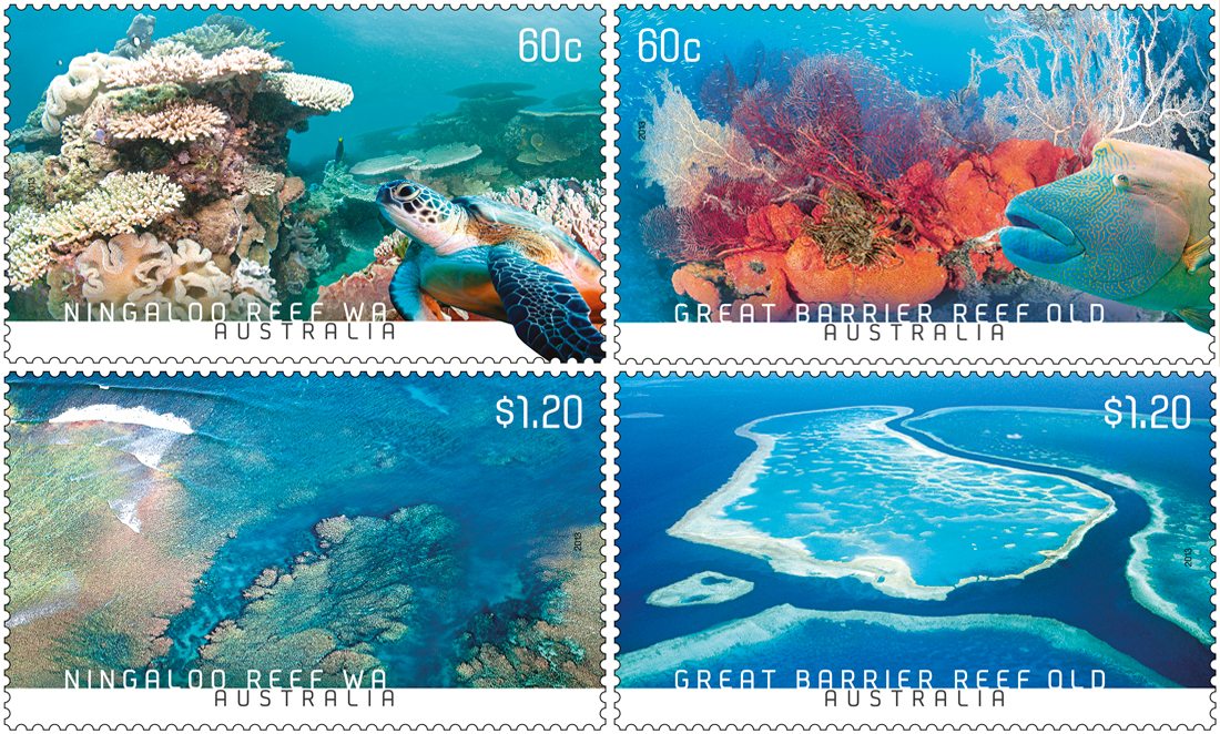 Australia's ocean gardens featured on stamps
