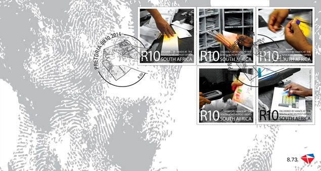 South Africa’s World Post Day celebrated by unusual stamp issue