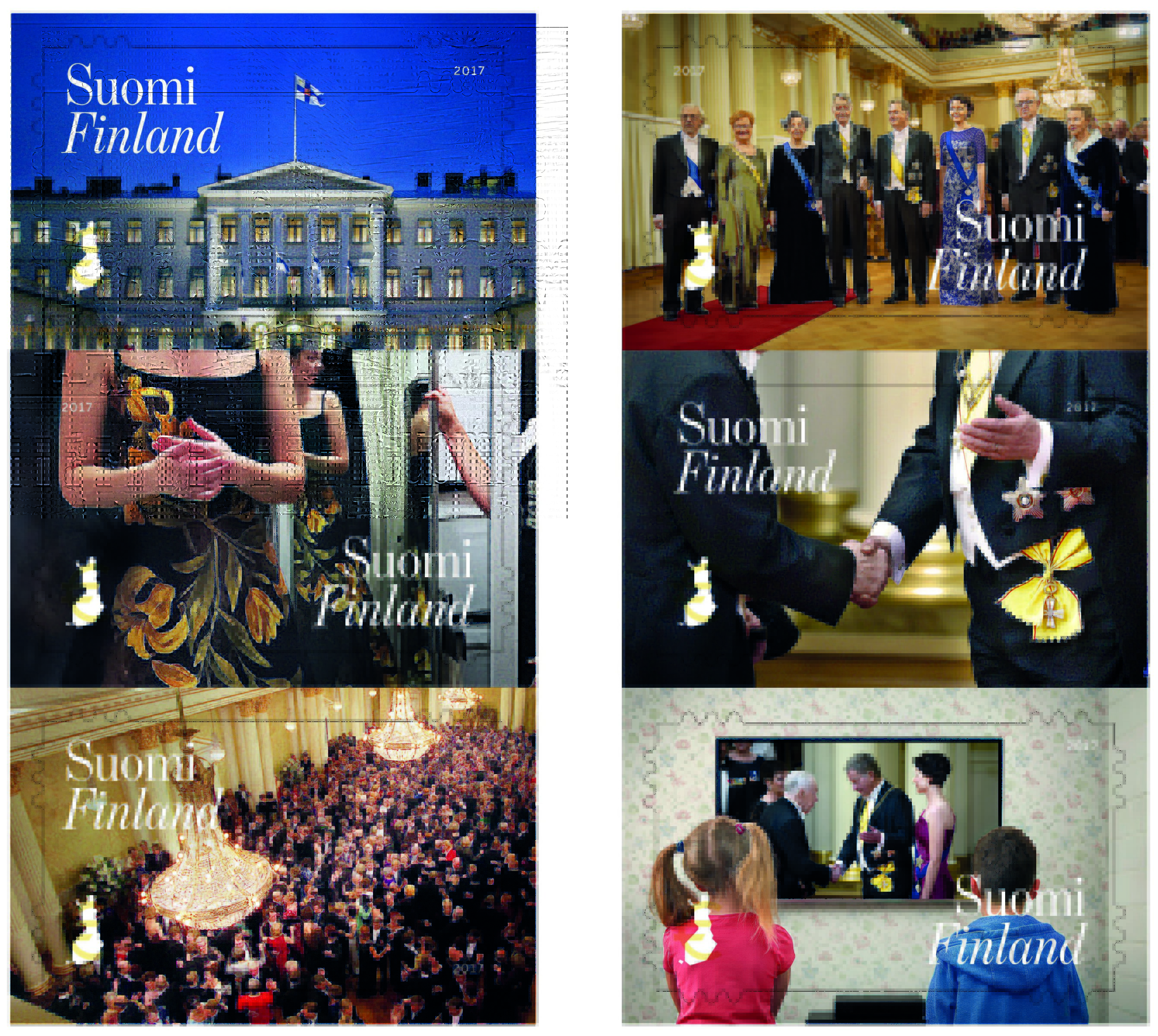 Posti celebrates the 100th anniversary of Finnish independence. Six exquisite stamps introduced