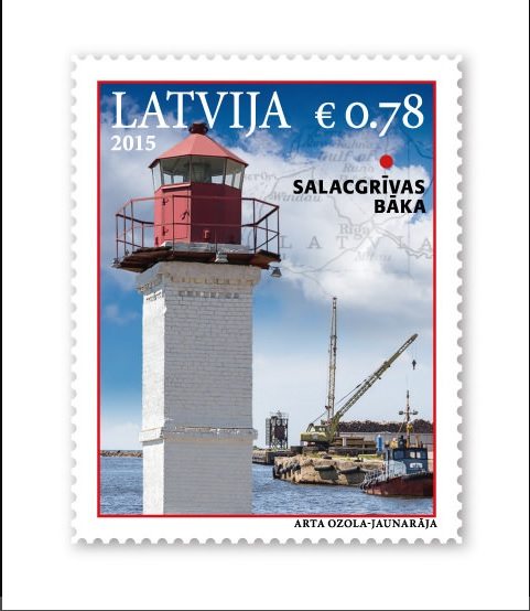New stamp from the series “Lighthouses of Latvia” released