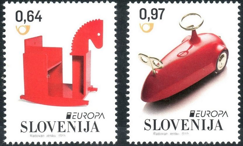 “From rocking to driving” – Europa 2015 stamp issue by Slovenian Post