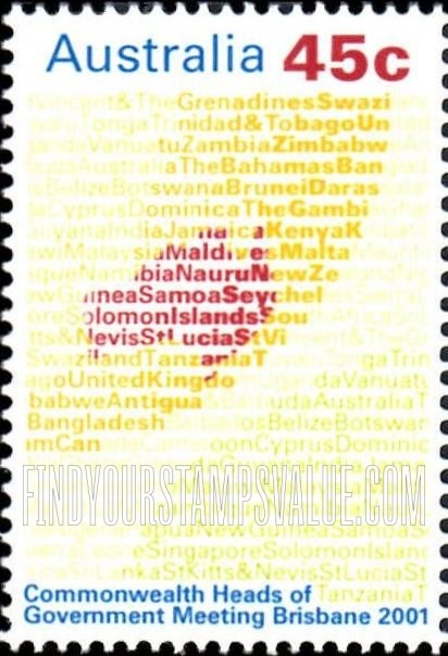 FindYourStampsValue: Commonwealth Heads of Government Meeting, Brisbane: Southern Cross