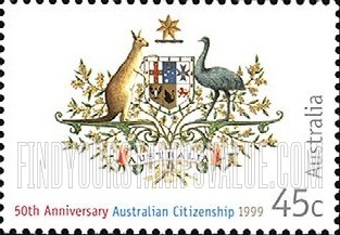 FindYourStampsValue: Nationality and Citizenship Act, 50th Anniversary