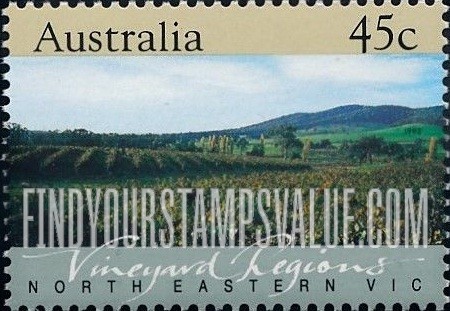 FindYourStampsValue: Vineyard Regions: North Eastern Victoria
