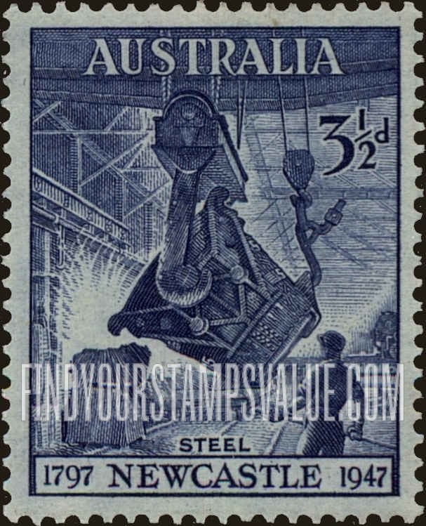FindYourStampsValue: Pouring Steel