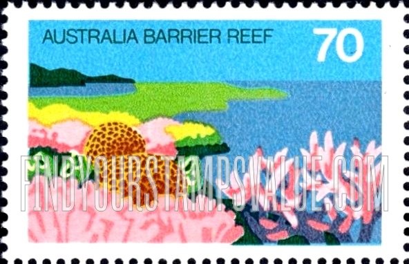 FindYourStampsValue: Barrier Reef, Queensland