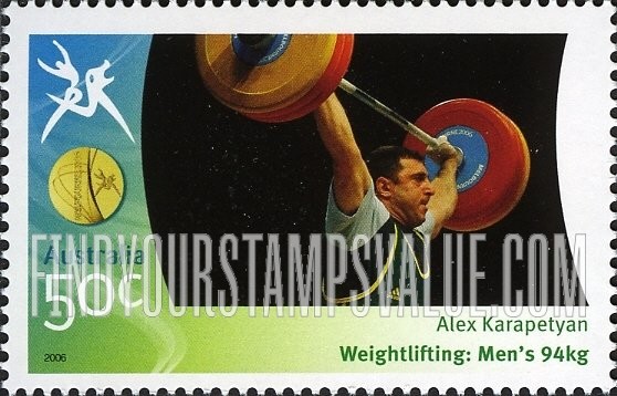 FindYourStampsValue: Medalists at Commonwealth Games: Alex Karapetyan