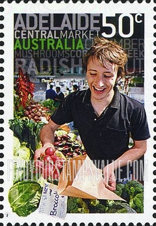 FindYourStampsValue: Markets: Adelaide Central Market