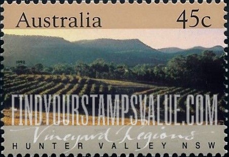 FindYourStampsValue: Vineyard Regions: Hunter Valley New South Wales