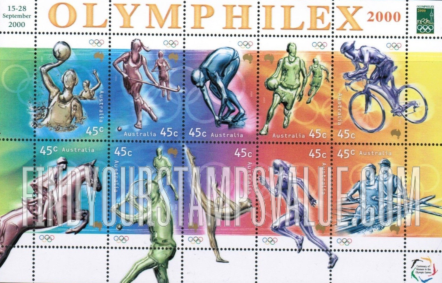 FindYourStampsValue: Olympic Sports
