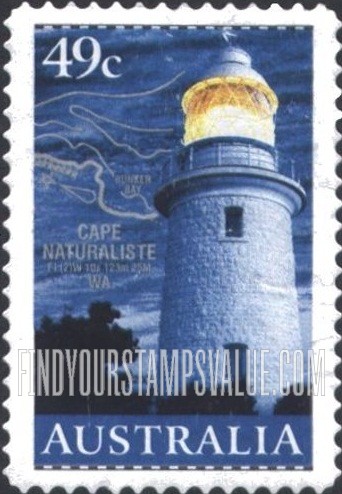 FindYourStampsValue: Lighthouses and Maps: Troubridge Island South Australia