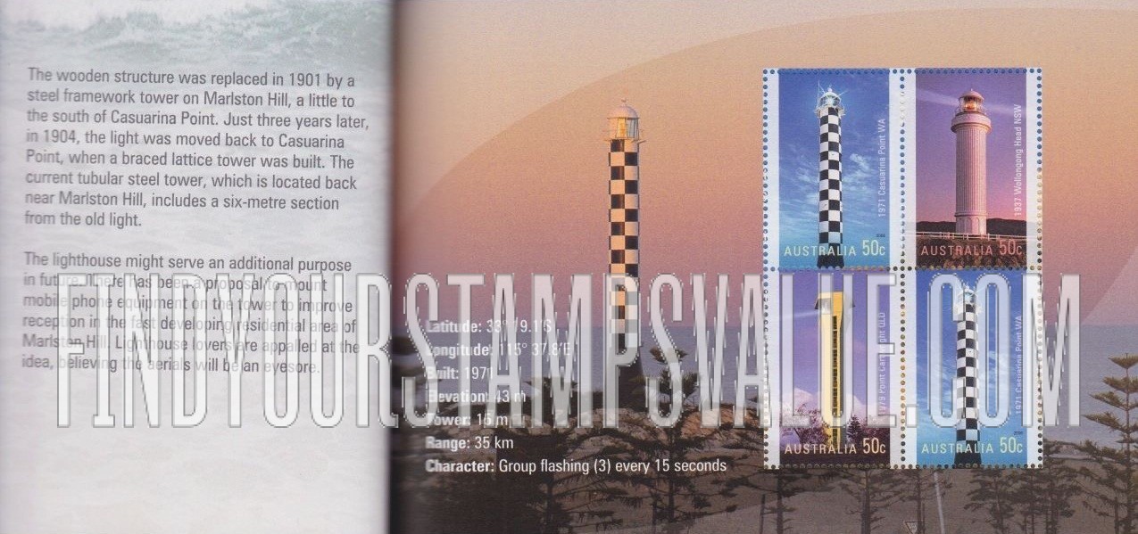 FindYourStampsValue: Lighthouses