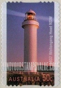 FindYourStampsValue: Lighthouses: Wollongong Head Lighthouse, New South Wales